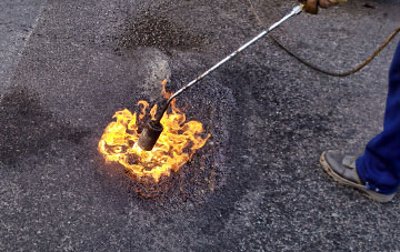 Three Fingers flat roofing repairs